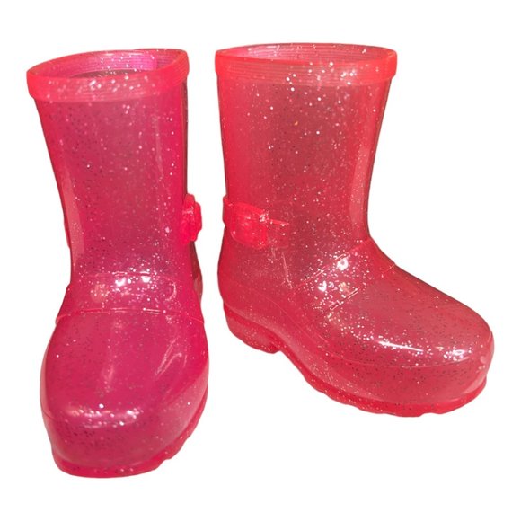Pink Glitter Rain Boots for 18- Inch Doll - Picture 8 of 9